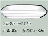 Rectangular plate